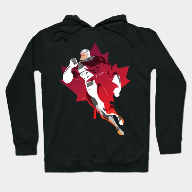 To Guard the Great White North Hoodie by CuddleswithCatsArt